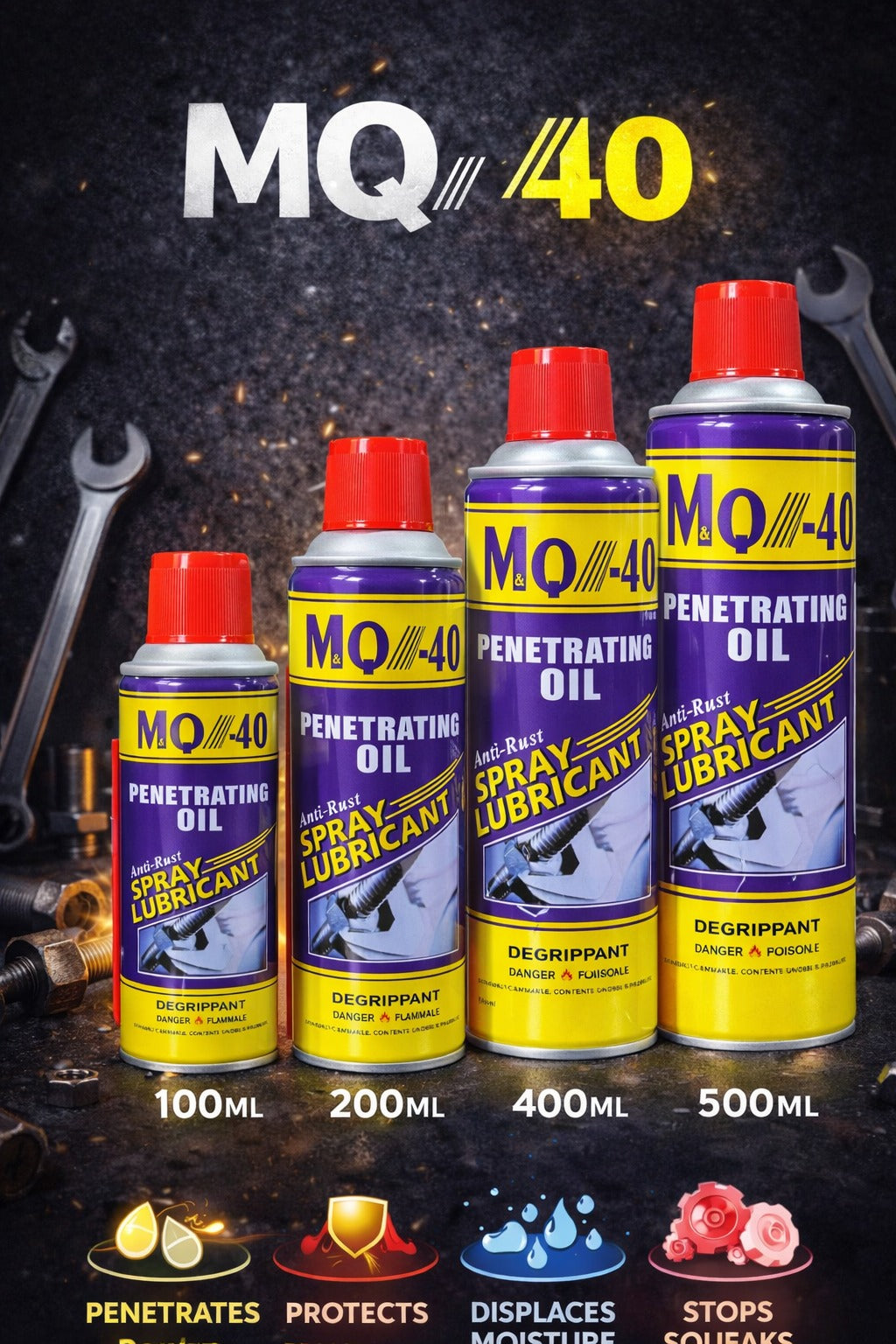 M&Q 40 De-Rust Lubricant