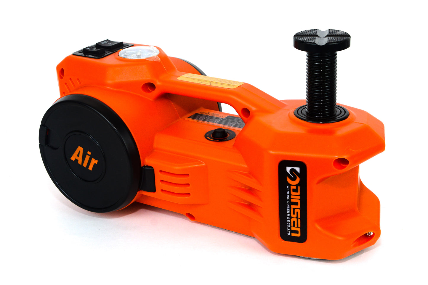 Electric Hydraulic Jack 2 in 1 with Inflation, 3 Ton Hydraulic 12V Car Floor Jack with Built-in Tire Inflator Pump & Gauge ( Max height 360mm)