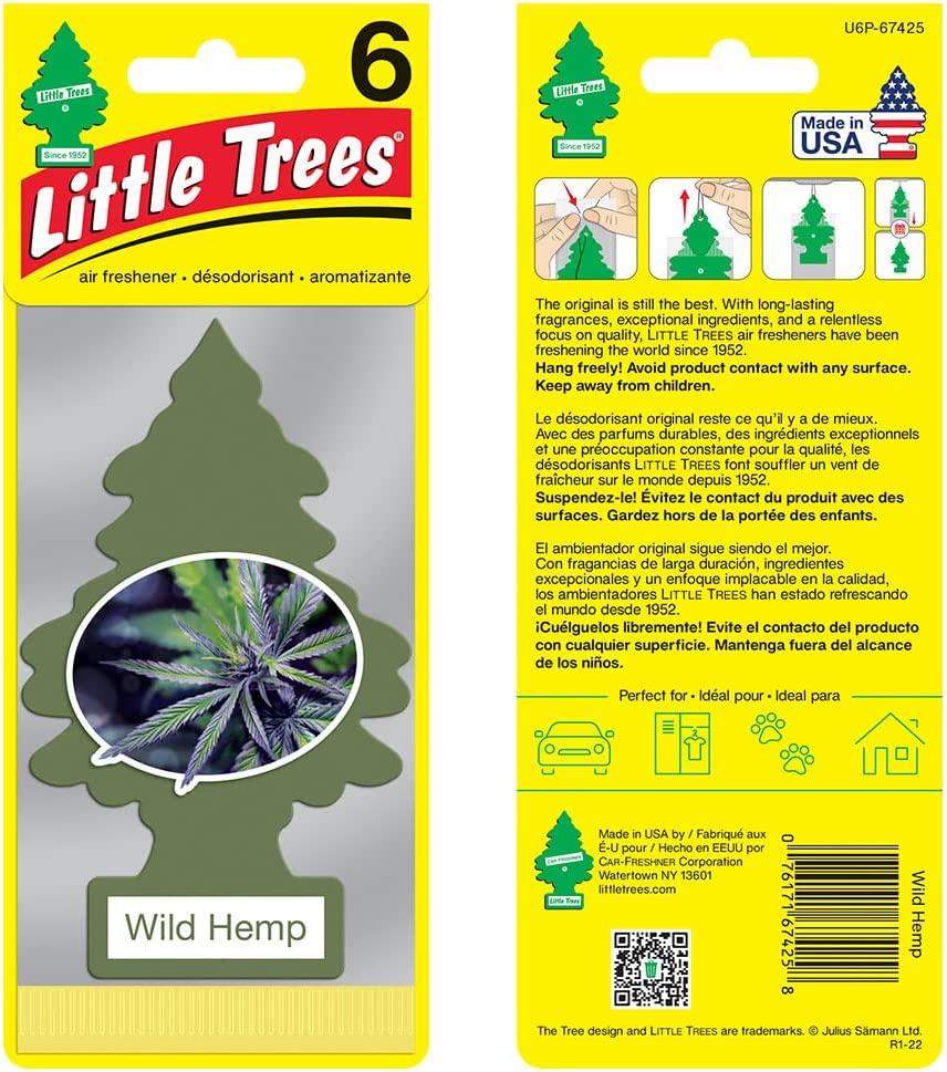 Little Trees Air Freshener S - Wild Hemp Scent