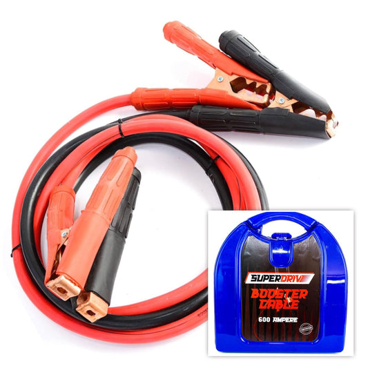 600Amp Jumper Cables for Car Battery, Heavy Duty Automotive Booster Cables for Jump Starting Dead or Weak Batteries