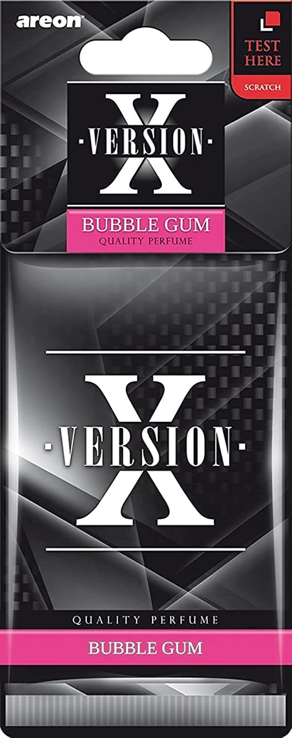 X Version areon card freshener -Bubble Gum