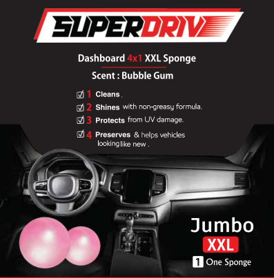 Superdrive Sponge 4 In 1  Dashboard & Leather polish