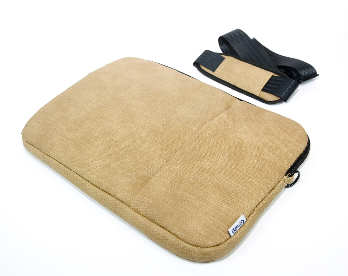 Comfy Leather Laptop Sleeve - Café