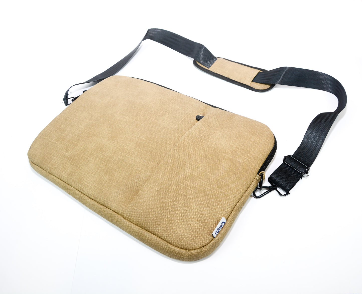 Comfy Leather Laptop Sleeve - Café