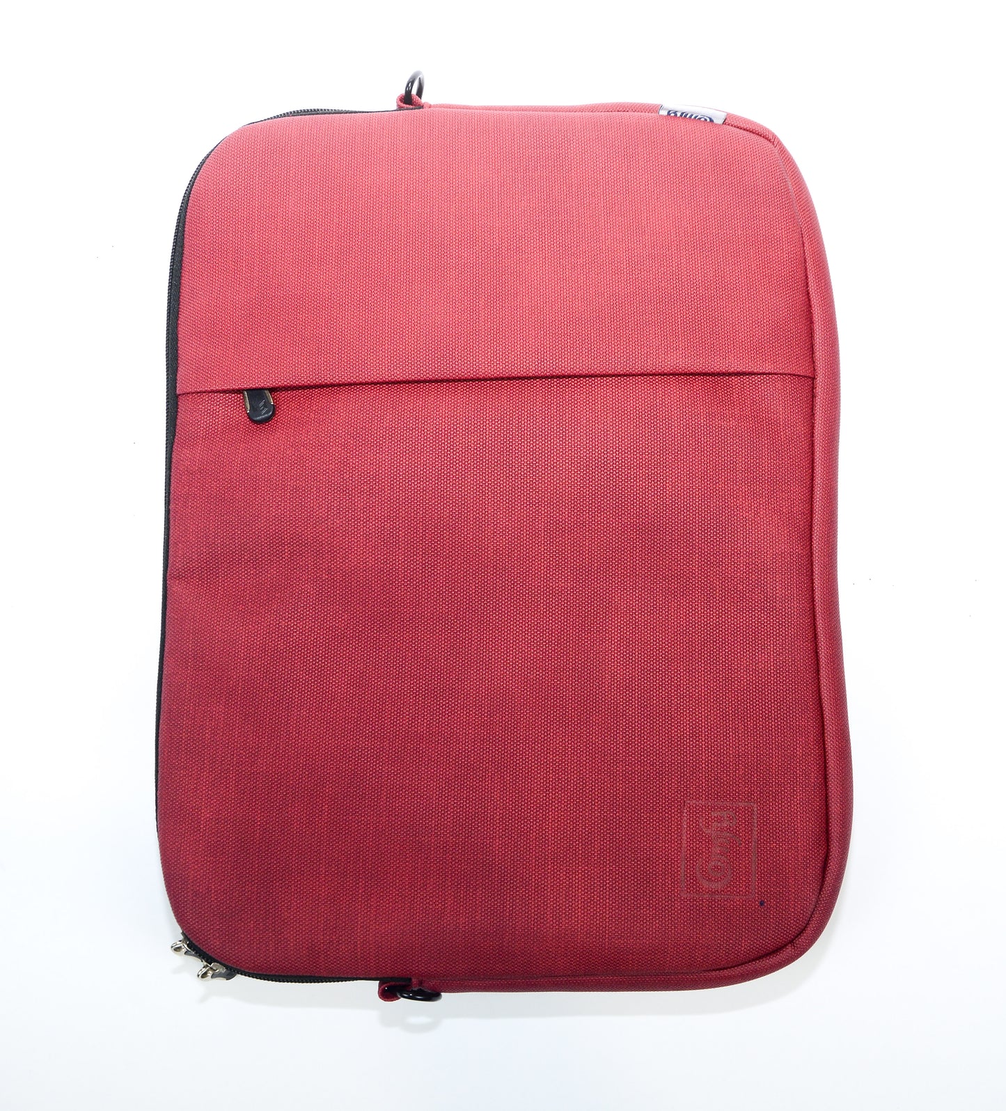 Comfy Leather Laptop Sleeve - Burgundy