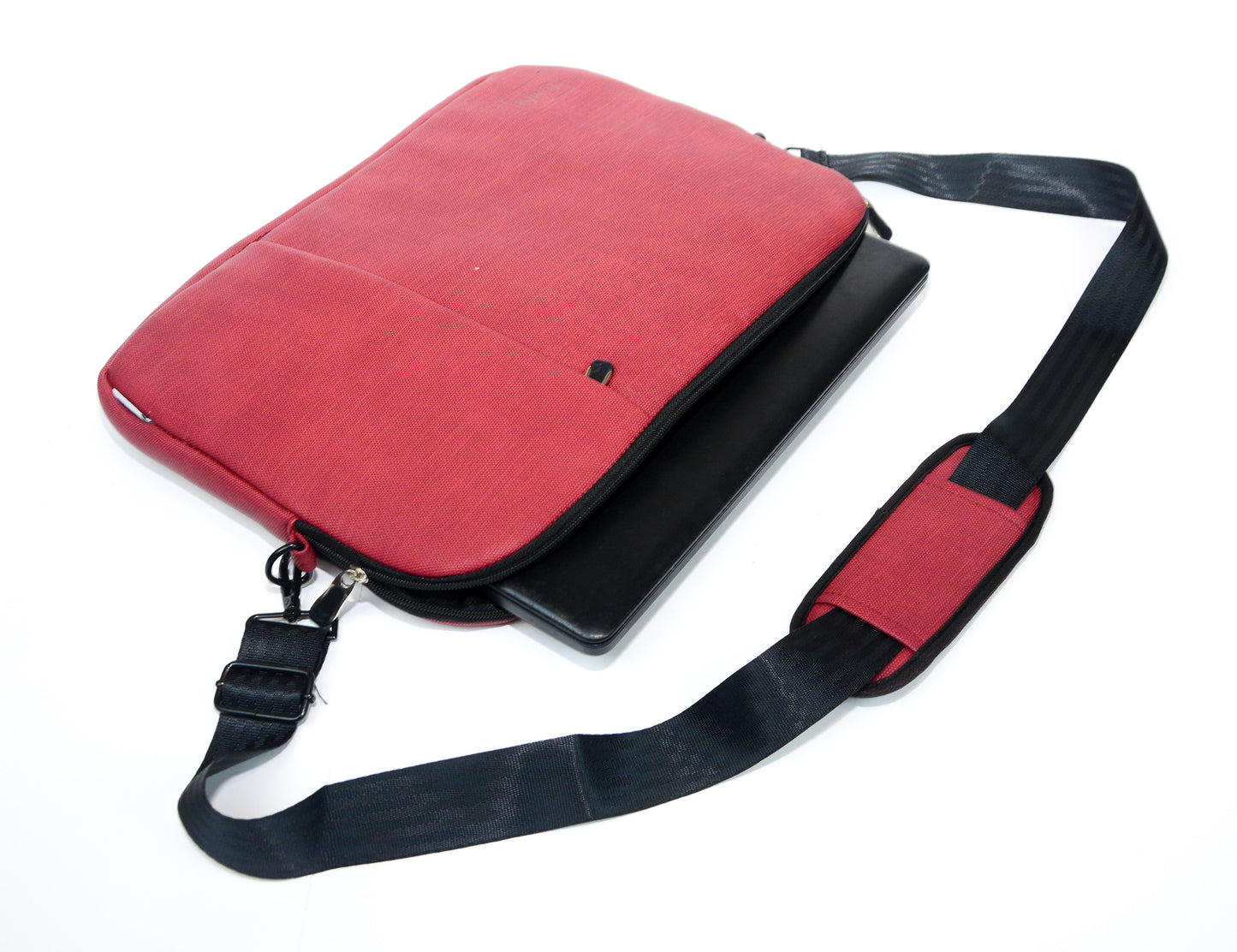 Comfy Leather Laptop Sleeve - Burgundy