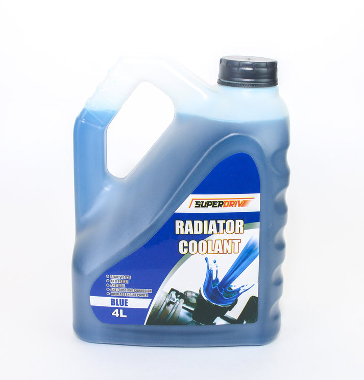 Superdrive Engine Coolant for Car Radiator Anti Freeze & Boil 4L (Blue ...