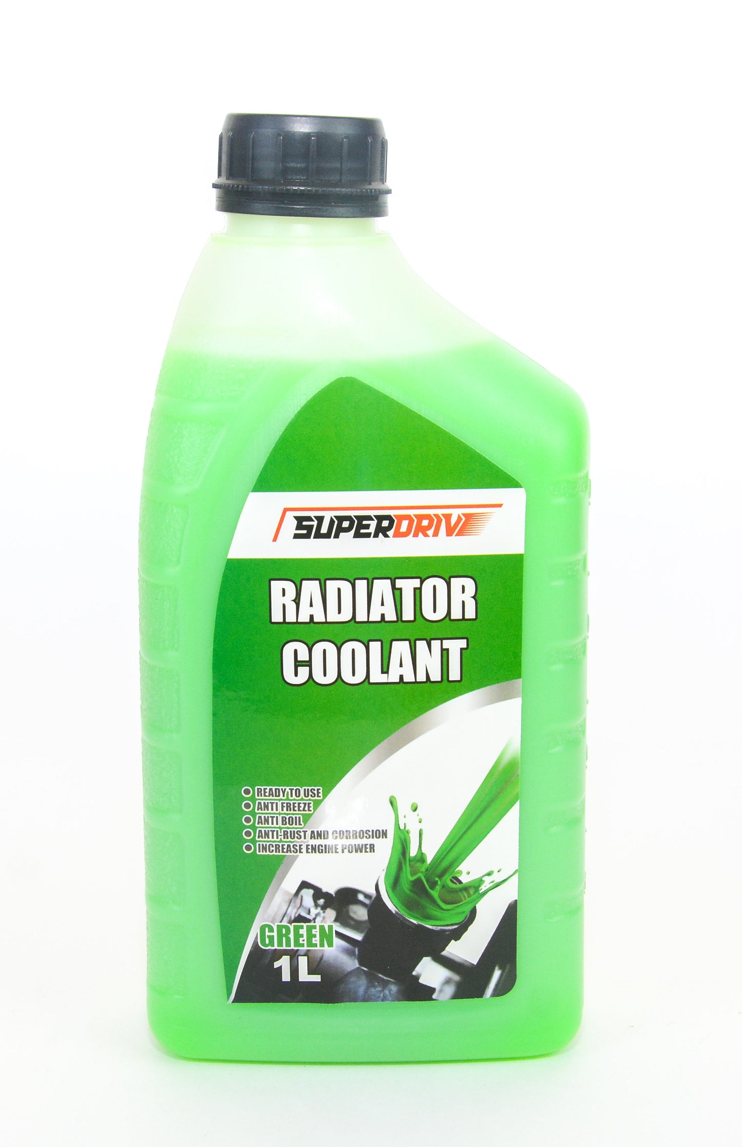 Superdrive Engine Coolant for Car Radiator Anti Freeze & Boil 1L (Green)