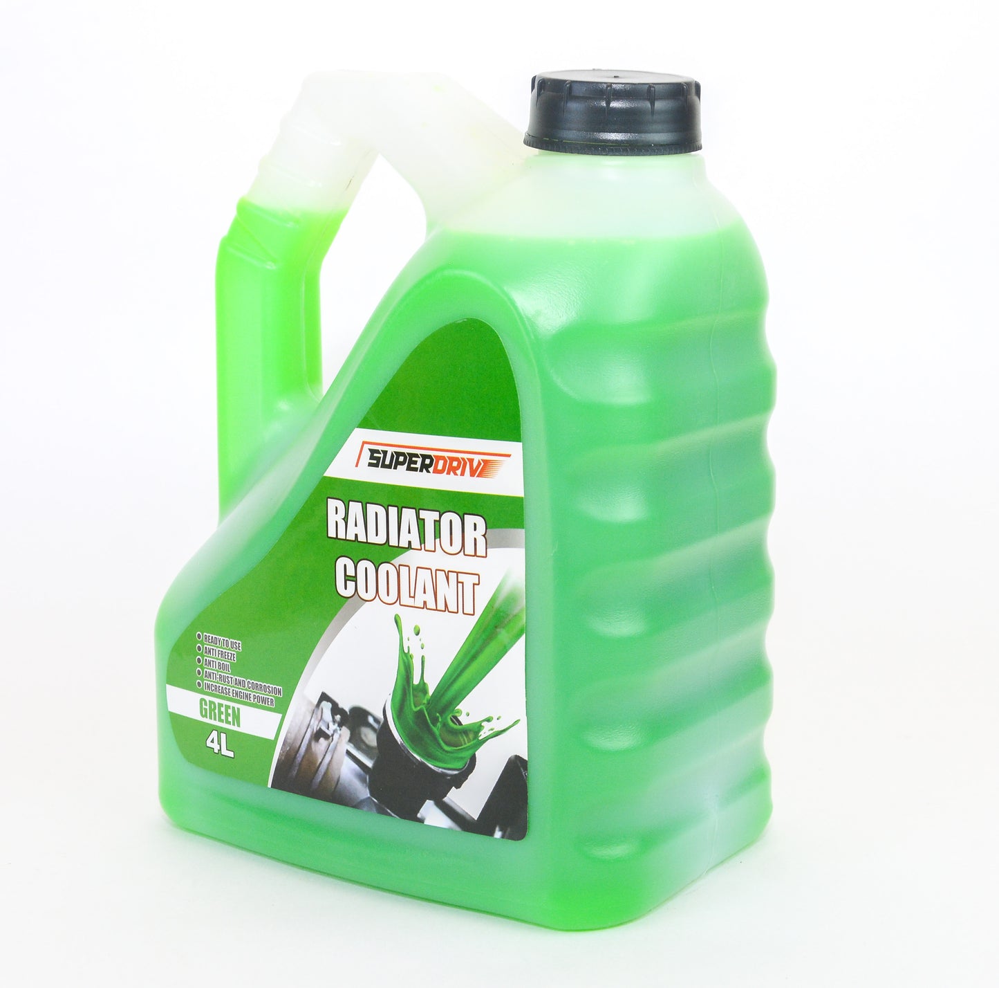 Superdrive Engine Coolant for Car Radiator Anti Freeze & Boil 4L (Green)