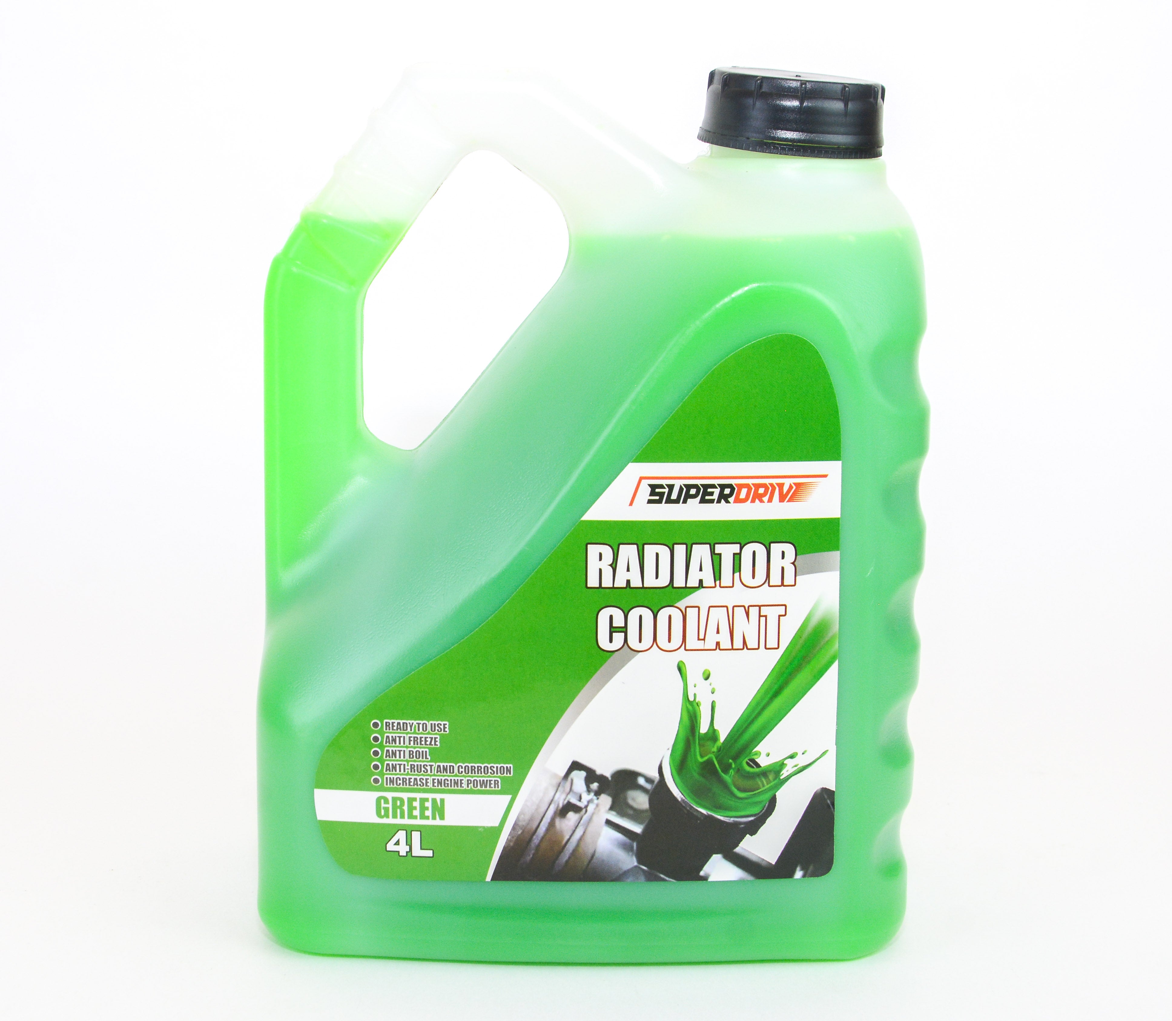 Superdrive Engine Coolant for Car Radiator Anti Freeze & Boil 4L (Gree ...
