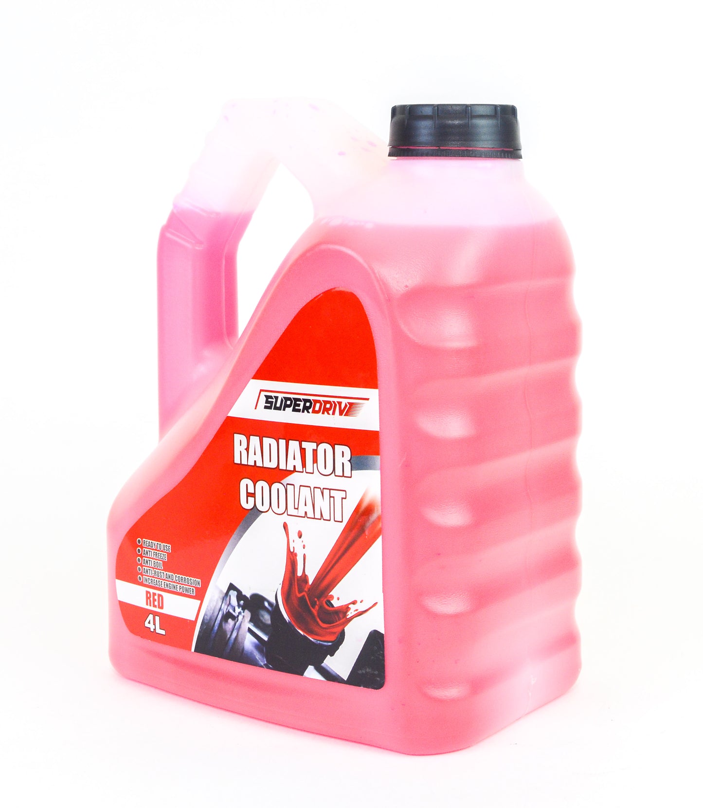 Superdrive Engine Coolant for Car Radiator Anti Freeze & Boil 4L (Red)