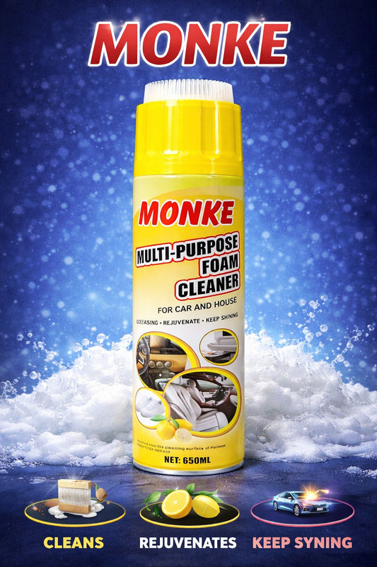 Monke Multi-Purpose Foam Cleaner Lemon Scent - 650 ML